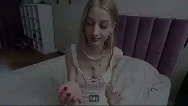 Skinny Bitch Takes Huge Cock Inside Her! POV Homemade